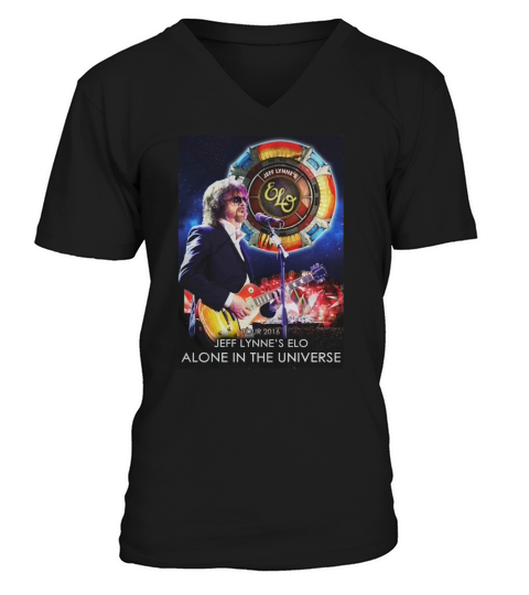 JEFF LYNNE ALONE IN THE UNIVERSE shirt V-Neck T-shirt
