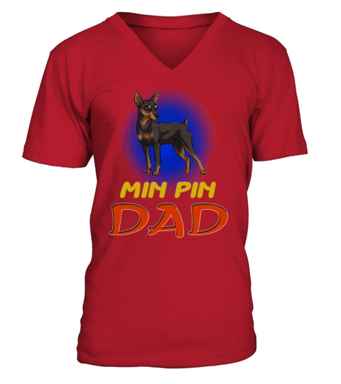 MIN PIN Lover Dad V-Neck T-shirt