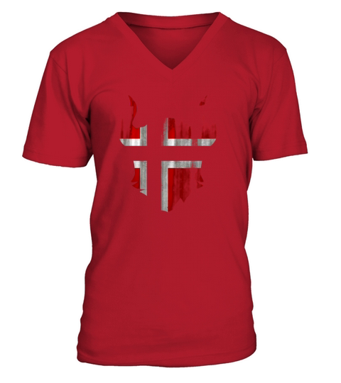 proud norway norwegian viking t shirt 4f5 Black V-Neck T-shirt