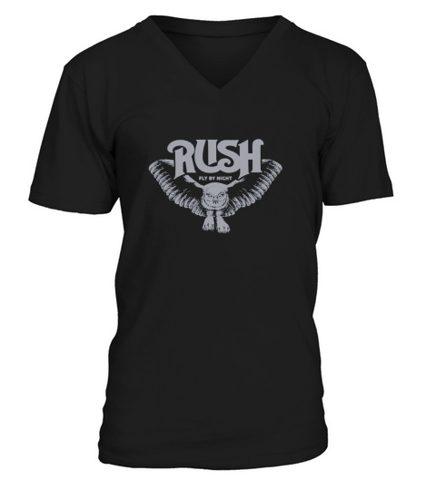 Rush Vintage Band V-Neck T-shirt