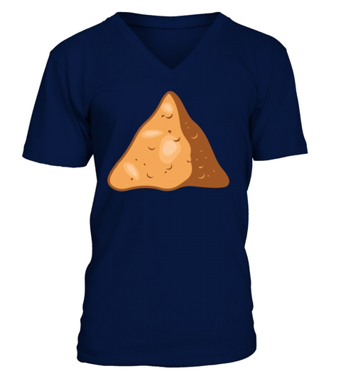 Samosa Indian Pakistani Curry Masala Food Lover V-Neck T-shirt