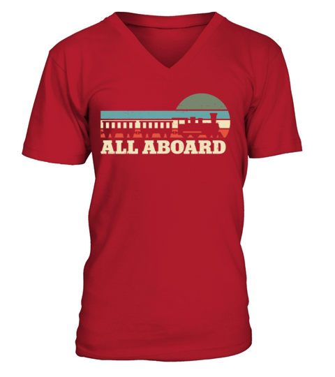 Steam Train Driver Trainspotting V-Neck T-shirt