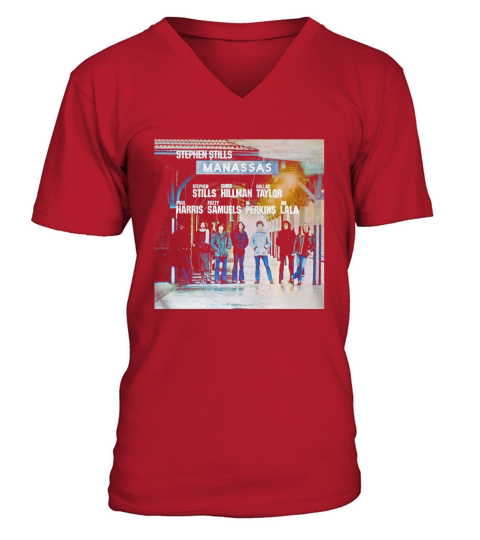 Stephen Stills Manassas V-Neck T-shirt