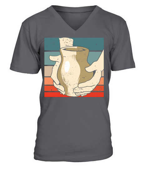 Vintage Pottery Ceramics Clay Sculptors V-Neck T-shirt