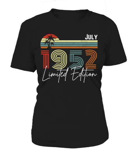70 Years July 1952 Vintage Limited Edition Women's T-Shirt