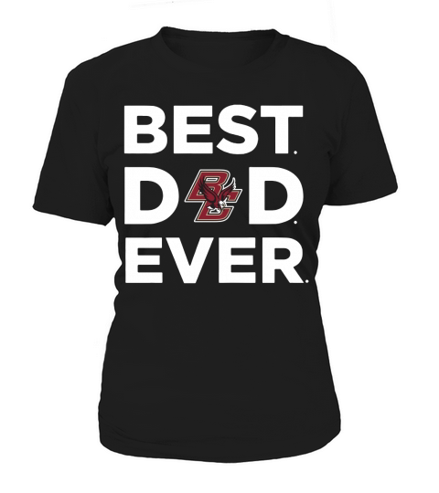 Boston College Eagles_Best Dad Ever Women's T-Shirt