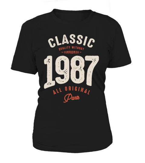 Classic 1987 - 35th Birthday Retro Vintage Women's T-Shirt