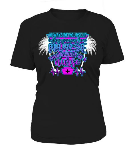 Nurse 80s Design Funny Nurse Life Design Retro Sty Women's T-Shirt