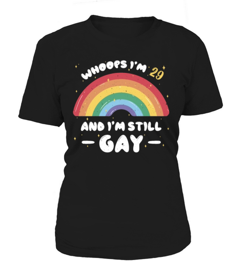 Rainbow Age 29 Years Gay Pride LGBT Pride Month Women's T-Shirt