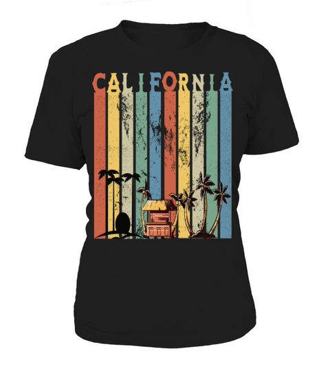 Retro California Surf Vintage Beach Cali San Diego Women's T-Shirt