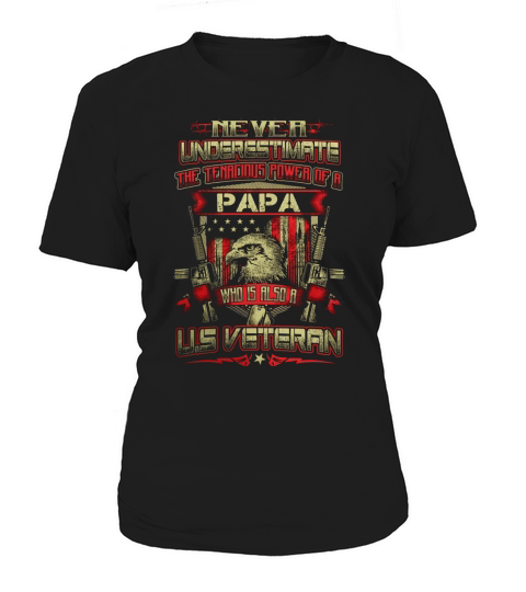 Veterans Day - PAPA - US VETERAN, SOLDIER - MILITARY Women's T-Shirt