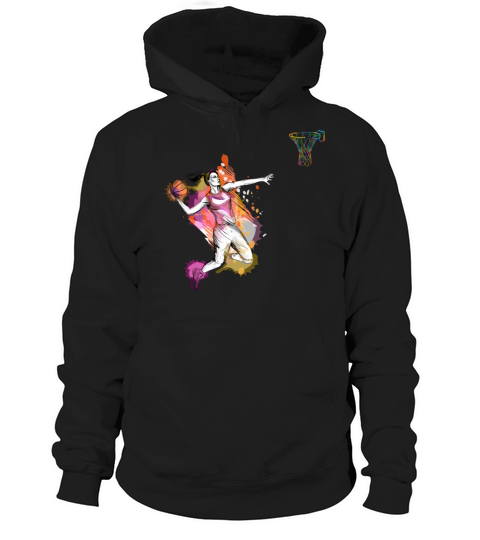 Basketball Girl DIY Vintage Color Girl Basketball Hoodie Unisex