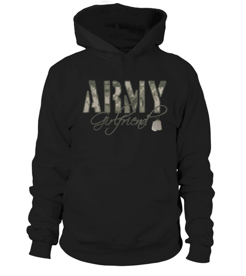 Black Army Girlfriend- Dog Tags Womens T-Shirts Hoodie Unisex