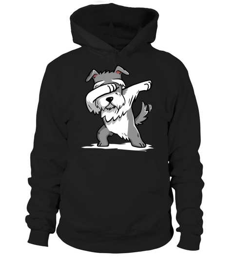 Chemise Drôle Schnauzer Dab Hoodie Unisex
