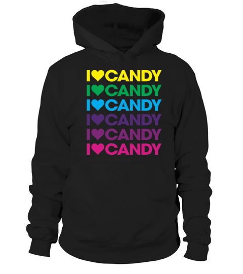 I Love Candy Halloween Party Cute Trick Or Treat Hoodie Unisex