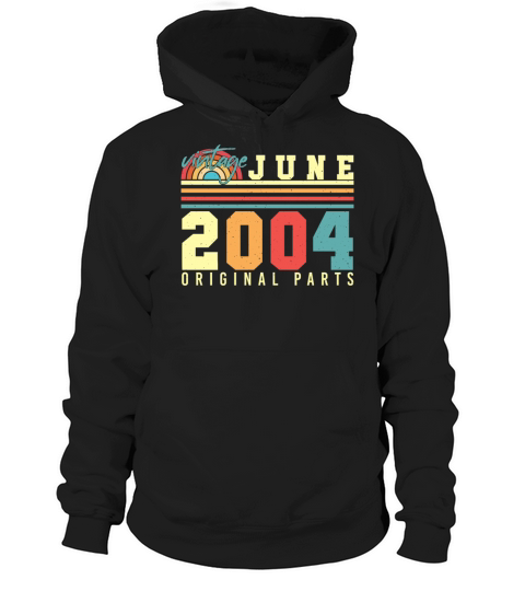 June 2004 Finally 18 Years Hoodie Unisex