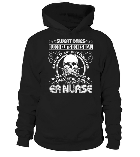Real Girl Become ER Nurse Shirt Hoodie Unisex
