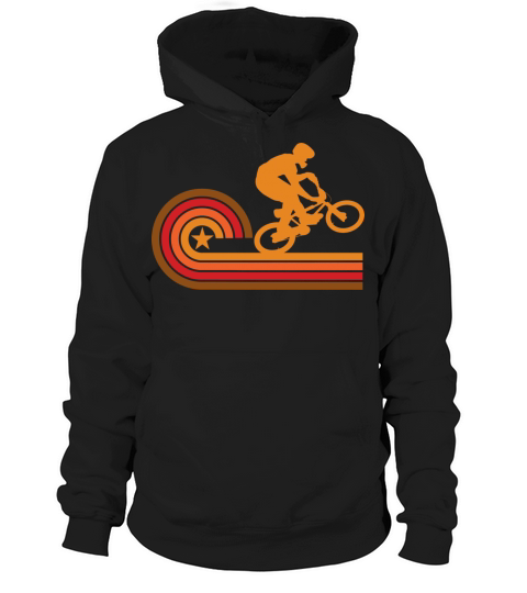 Retro Style Bmx Bike Rider Vintage Hoodie Unisex