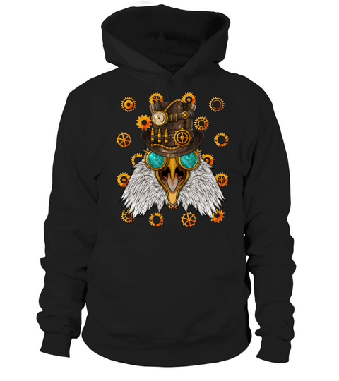 Steampunk Eagle Medieval Victorian Steam Powered A Hoodie Unisex