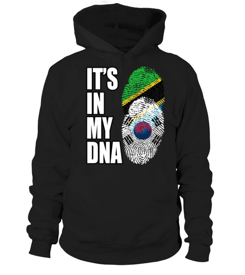 Tanzanian And South Korean Vintage Heritage DNA Fl Hoodie Unisex