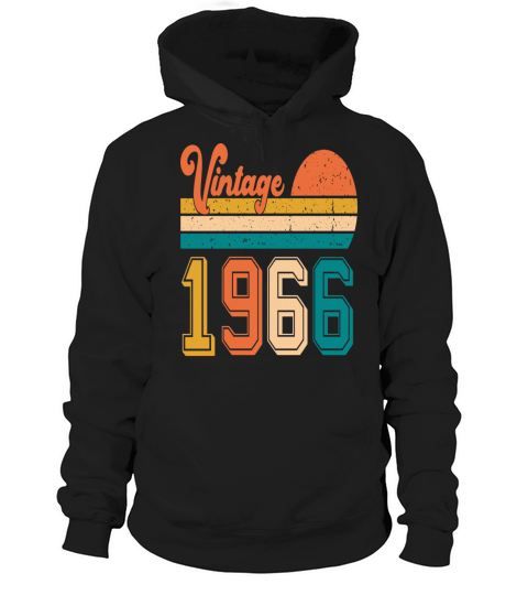 Vintage 1966 birthday gift Hoodie Unisex