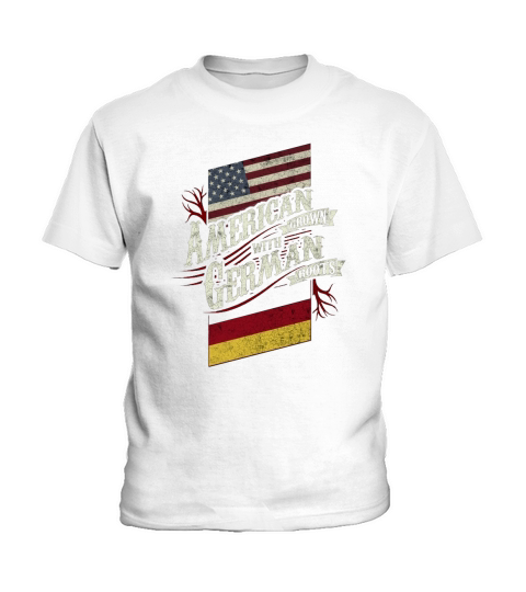 american grown with german roots Kids T-Shirt