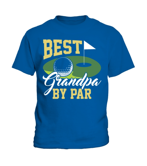 Best Grandpa By Par - Golf Kids T-Shirt