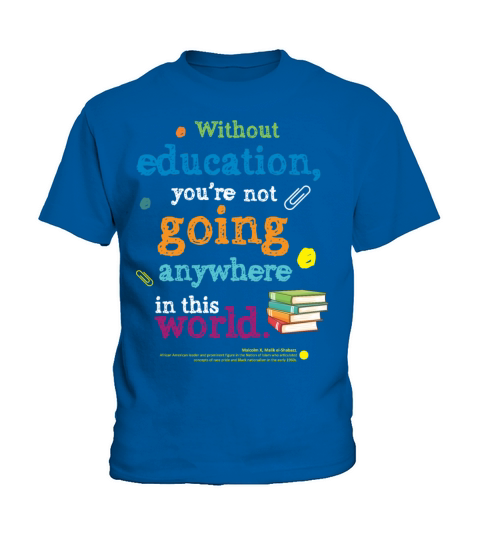 Black Education Quote Kids T-Shirt