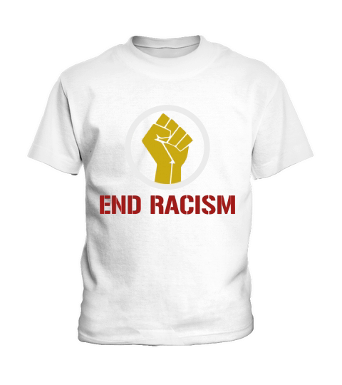 End Racism   African American  Black Lives Kids T-Shirt