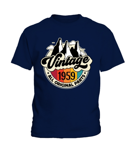 Funny Birthday Born in 1959 Limited Edition Kids T-Shirt