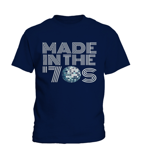 Made in the 70s Shirt - Vintage 70s Retro T-shirt Disco Ball Kids T-Shirt