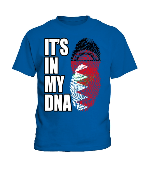 Malawian And Bahraini Mix Heritage DNA Flag Kids T-Shirt