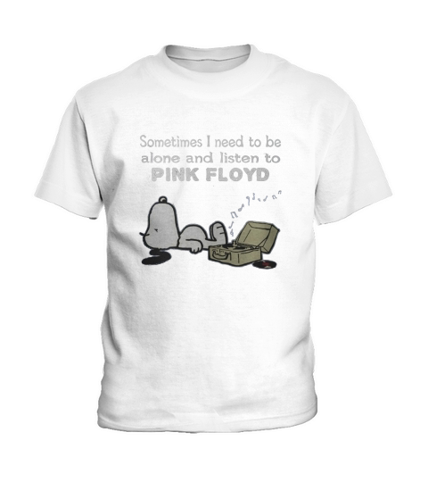 Manchmal muss ich alleine sein und Pink Floyd hören Kids T-Shirt