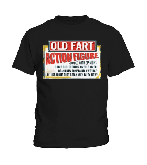 Old fart action figure loaded with opinions same old stories over and over Kids T-Shirt
