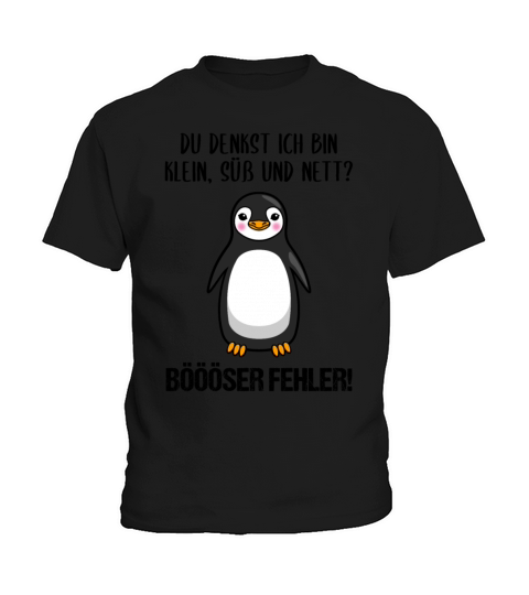Penguin Small Sweet Nice Funny Quote Gift Kids T-Shirt