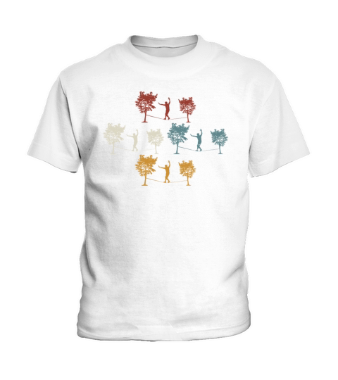 Retro vintage Slackline Kids T-Shirt