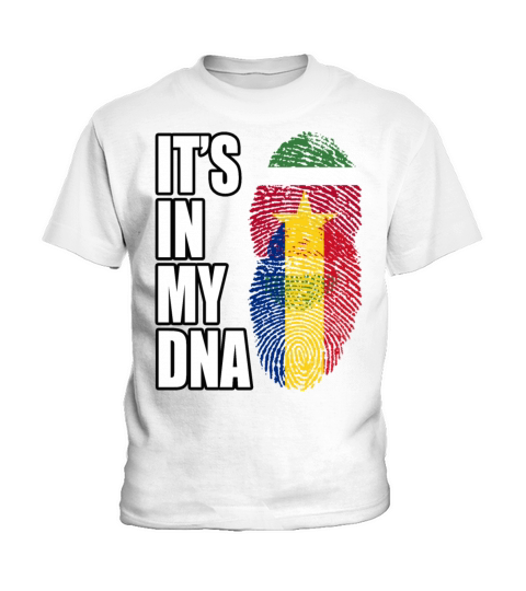 Surinamese And Romanian Vintage Heritage DNA Flag Kids T-Shirt