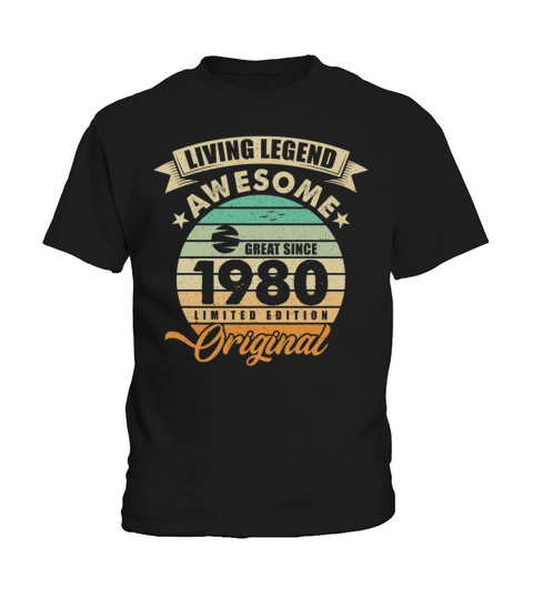 Vintaga 1980 Birthday Kids T-Shirt