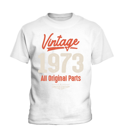 Vintage Born in 1973 - 49th Birthday Kids T-Shirt