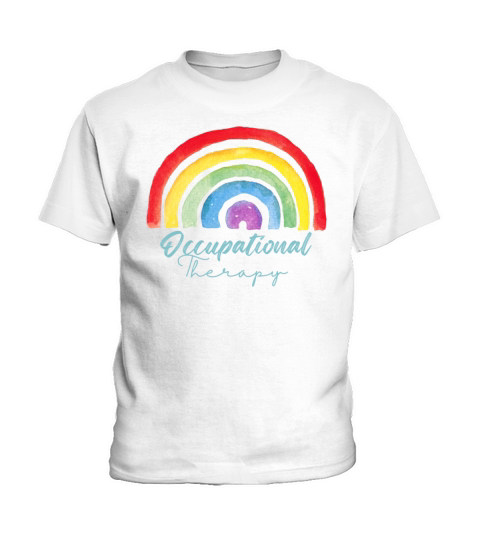 Watercolor Rainbow Occupational Therapy Kids T-Shirt