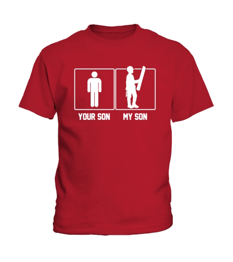 Your Son My Son Construction Worker Proud Tshirt T-Shirt Kids T-Shirt