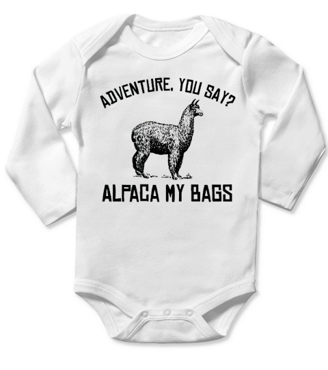 ALPACA MY BAGS Long Sleeve Baby One-Piece