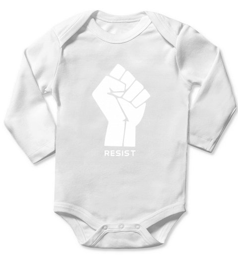 anarchy flag resist - Contrast Coffee Mug Long Sleeve Baby One-Piece