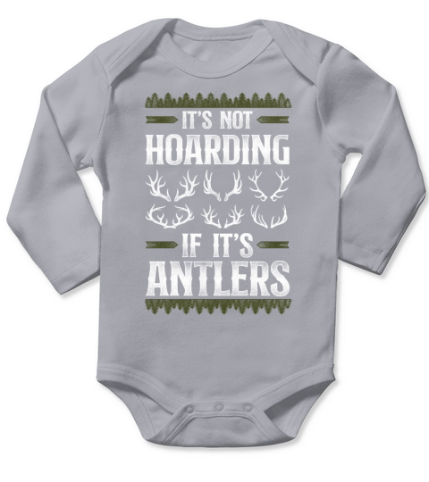 Buck Deer Hunting Hunter Vintage Long Sleeve Baby One-Piece
