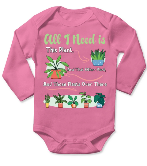 Funny Plant Lover Retirement Plan Gardening Retire Long Sleeve Baby One-Piece