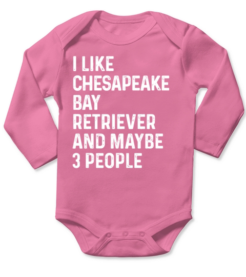 I Like Dandie Dinmont Terrier And Maybe 3 People Long Sleeve Baby One-Piece