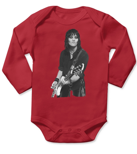 Joan Jett Long Sleeve Baby One-Piece