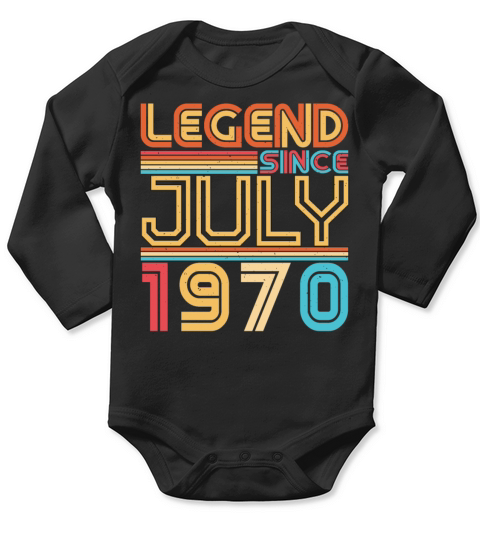 July 1970 Vintage Long Sleeve Baby One-Piece