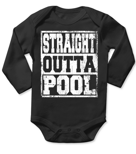Pool Saying Funny Long Sleeve Baby One-Piece