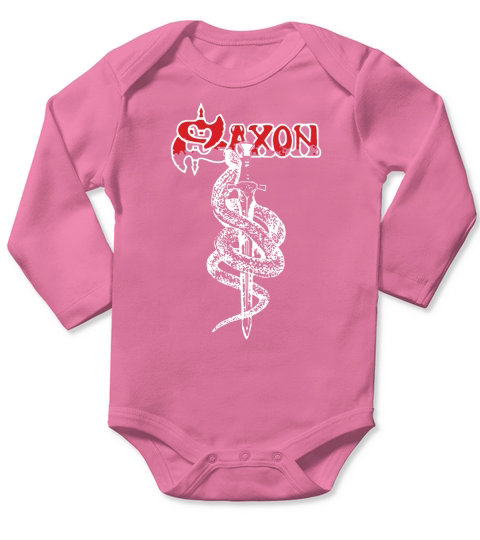 Saxon Band Tshirt Long Sleeve Baby One-Piece